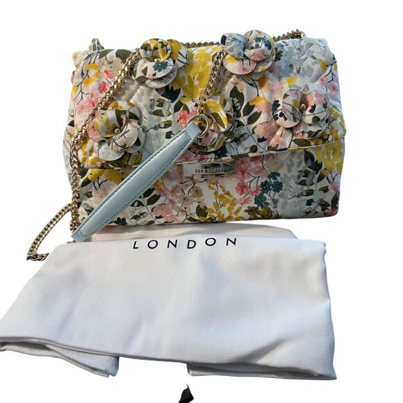 Ted Baker Ginn Marie Cottage Convertible Feminine Floral Crossbody Bag - Picture 6 of 13